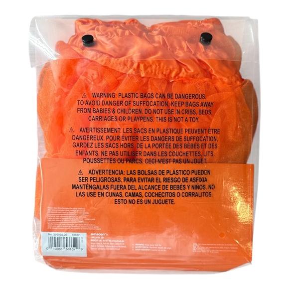 Orange Kids Tutu S/M Cute Puffy Tulle Skirt for Ballet, Party, Dress Up NEW - Picture 3 of 7